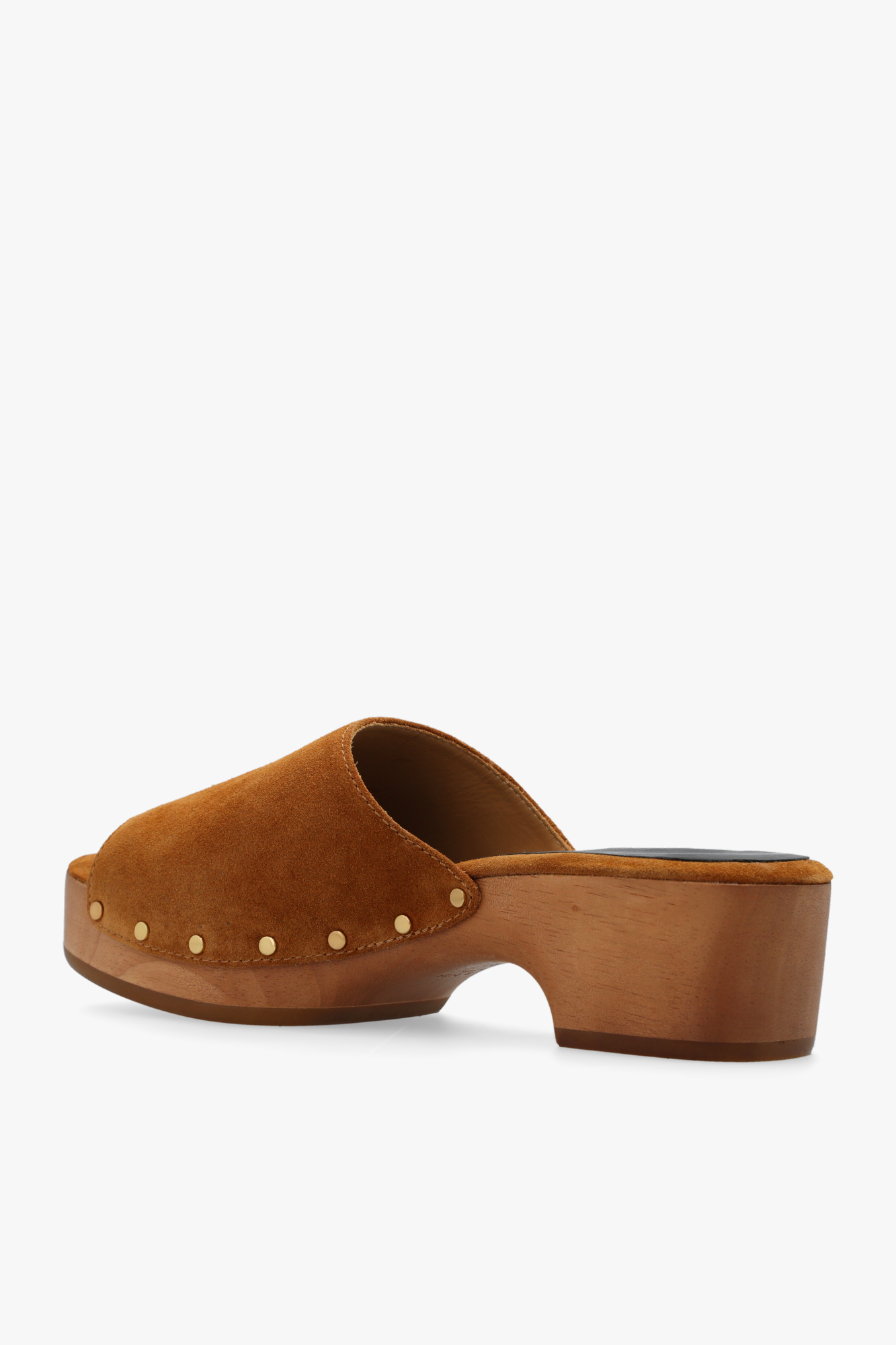 Brown best sale platform clogs